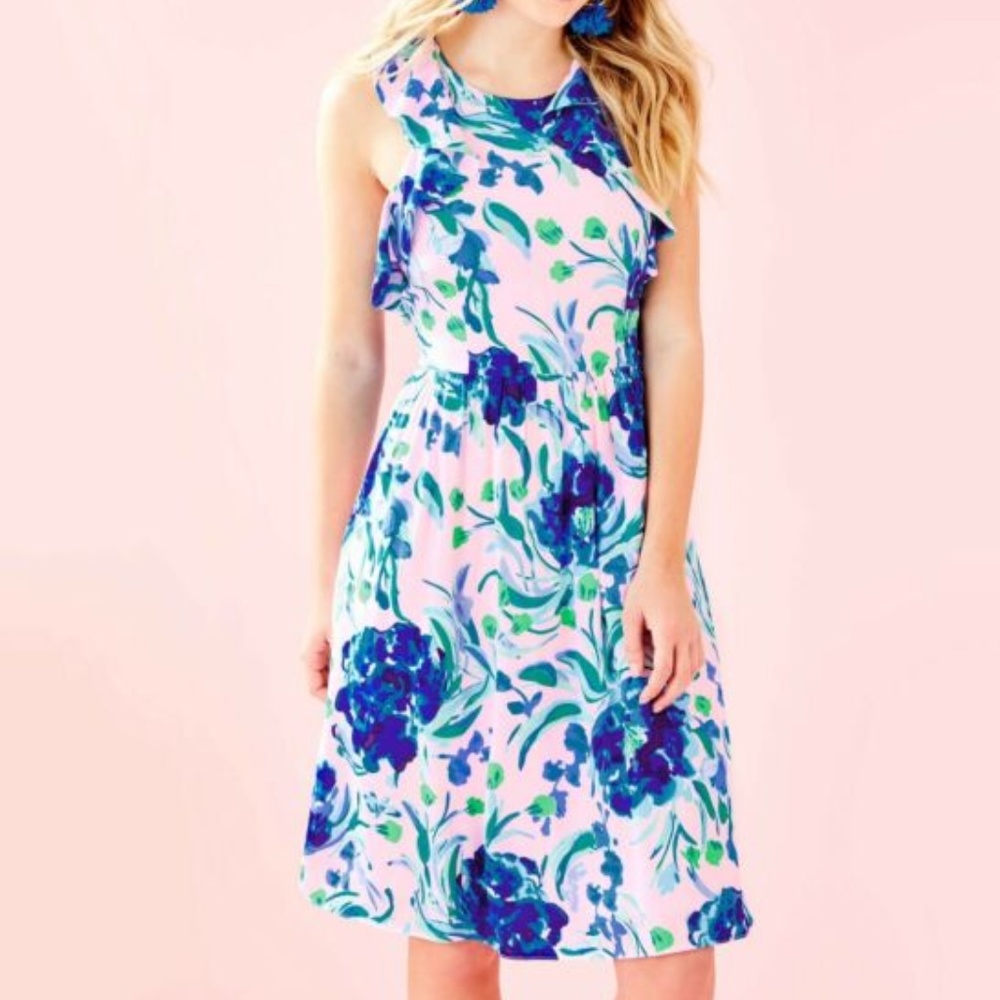 Lilly Pulitzer Rory Dress in Pink Tropics